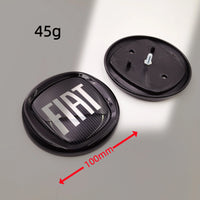 Emblème Fiat 500 Abarth Logo 85 95 100 120 mm pour l'Avant et le Coffre Arrière Autocollant