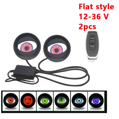 Phares LED Œil du Diable 3 Pouces 6 Modes Dynamiques