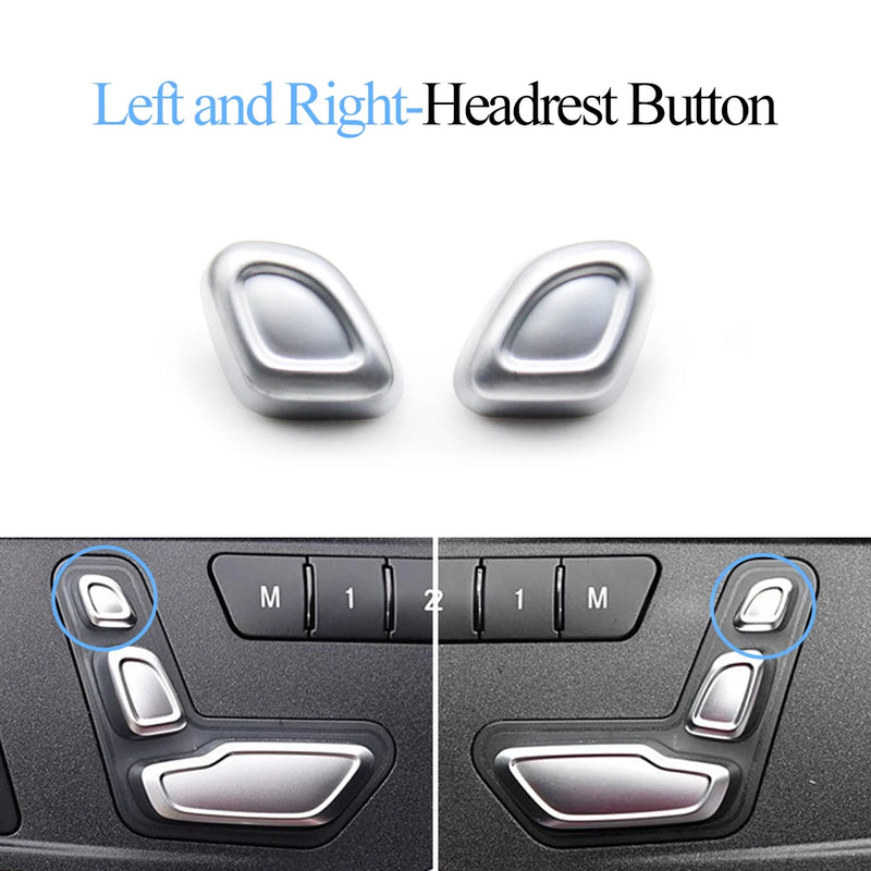 Cache-Boutons de Réglage de Siège Mercedes W204 W212 W166 — détail du support