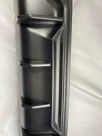 Diffuseur Arrière Carbone Sec Style D BMW Série 5 G30 G38 2017+ avec Séparateurs et Spoiler