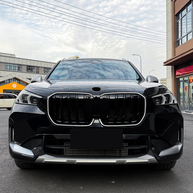 Calandre BMW X1 iX1 U11 2023+ Noir Brillant LED Lumineuse Double ou Simple Ligne