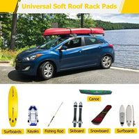 Barres de Toit Souples Universelles Kayak Surf