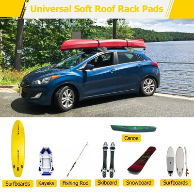Barres de Toit Souples Universelles Kayak Surf