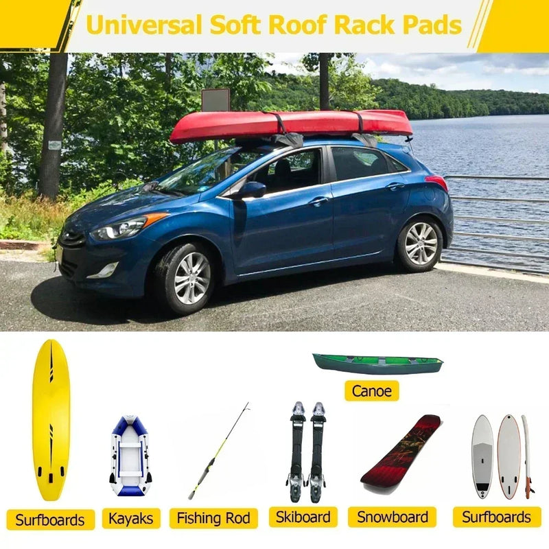 Barres de Toit Souples Universelles Kayak Surf