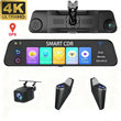 Dashcam Miroir 12 Pouces 4 Canaux 4K GPS BSD