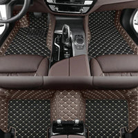 Tapis de Sol Renault Clio 5 2019-2026 Cuir Surpiqué Sur Mesure Jeu de 3 Pièces 33 Coloris