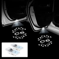 Projecteur Porte Citroën C5 2010-2016 LED, Lot de 2, 7 Motifs, Remplacement Direct