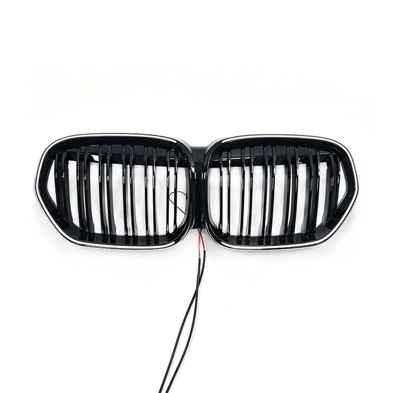Calandre Avant à Double Barre Éclairée LED BMW X1 F48 LCI 2020-2022 Noir