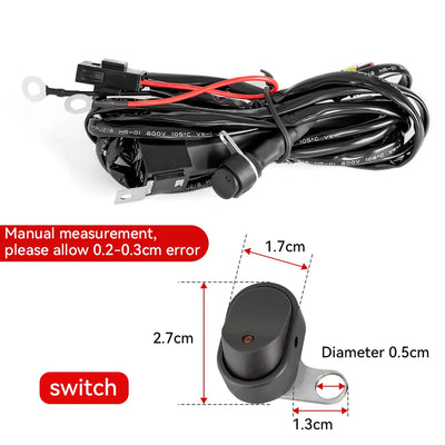 Faisceau de Câblage Relais pour Phare LED Moto