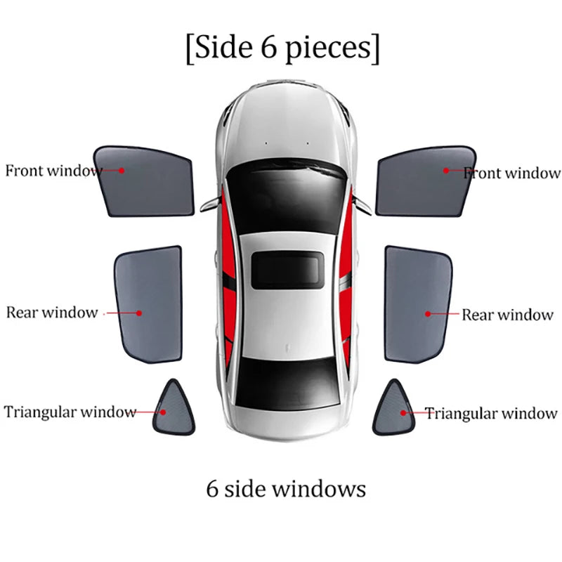 Pare-Soleil Magnétique Maille Hyundai Kona SX2 2023-2025