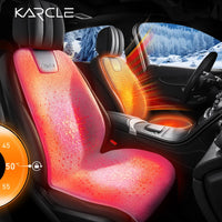 Siège Chauffant Voiture 12V Velours Granulaire Simple ou Double