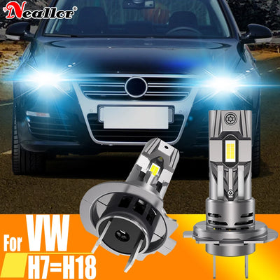 Ampoules LED H7 H18 Canbus 6500K Voiture