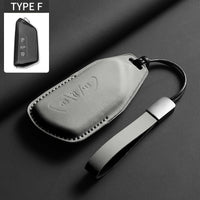 Étui de Protection Clé Cuir Volkswagen Golf 8 ID.3 ID.4 Skoda Octavia 4 Seat Leon 4 Cupra Formentor