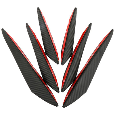 Lame Pare-Chocs Avant Universelle Aileron Diffuseur (6 Pièces)