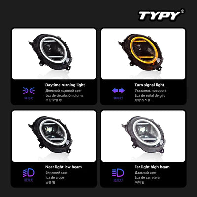 Phares LED Mini Cooper F55 F56 2014-2021