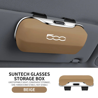 Étui à Lunettes pour Pare-Soleil Fiat 500 500L 500X