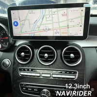 Autoradio Android 14 Mercedes-Benz GLC X253, C et Classe V W446 W447 2015-2018 Écran 12,8 pouces CarPlay DSP