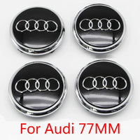 Cache-Moyeux Audi A3 A4 A6 Q5 Q7 60mm 77mm — détail de finition