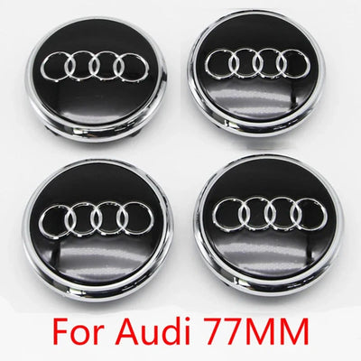 Cache-Moyeux Audi A3 A4 A6 Q5 Q7 60mm 77mm