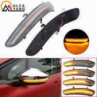 Clignotants LED de Miroir Latéral Dynamiques Séquentiels Peugeot 208 2008 Citroën C3 C4 Lot de 2
