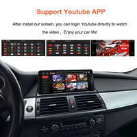 Autoradio Android BMW X5 E70 X6 E71 CarPlay — vue arrière