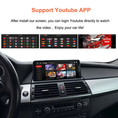 Autoradio Android BMW X5 E70 X6 E71 CarPlay