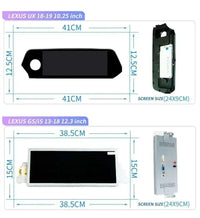Autoradio Android 14 Écran QLED 12,3 Pouces Lexus RX 270 350 450h 2009-2015 CarPlay Double Système