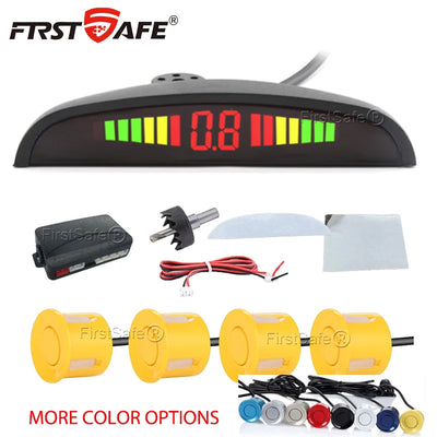 Radar de Recul 4 Capteurs Écran LED FirstSafe KZ-068