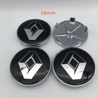 Emblèmes Cache-Moyeux 3D 56mm 60mm 68mm 4 Pièces — vue de profil