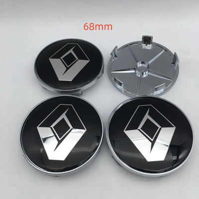 Emblèmes Cache-Moyeux 3D 56mm 60mm 68mm 4 Pièces