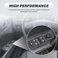 Bouton Lève-Vitre Volkswagen Golf 7 Passat B8 Seat Leon 2013-2018 — vue arrière