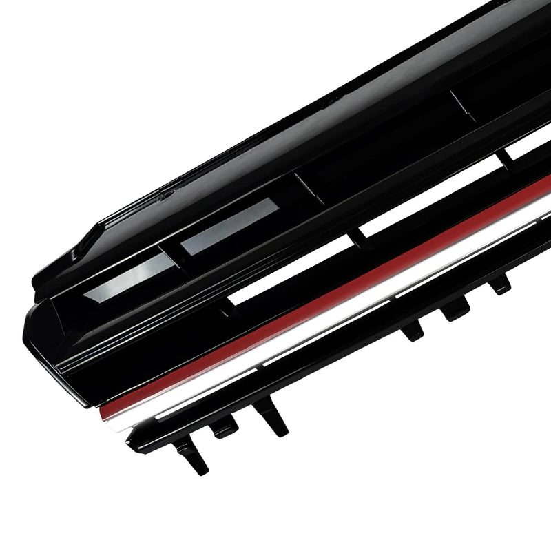 Calandre LED Volkswagen Golf 7 2013-2016 Noir Brillant Liseré Rouge