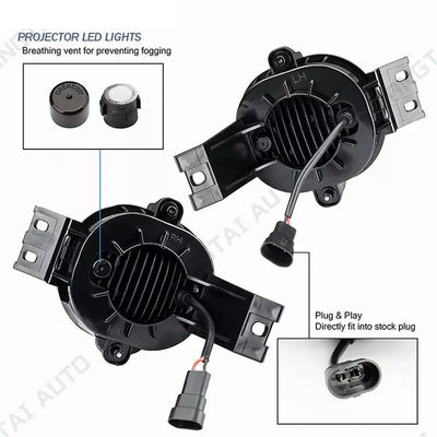 Feux Antibrouillard LED Dodge Ram 1500 2002-2008 Paire