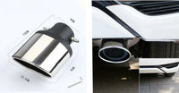 Embout d'Échappement Inox Universel Peugeot 208 308 3008 Droit ou Coudé