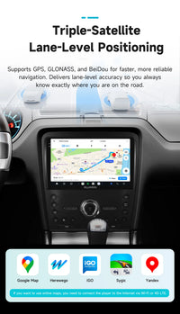 Autoradio Android Ford Mustang 2010-2014 Écran 2K CarPlay Sans Fil Caméra ADAS 360 GPS