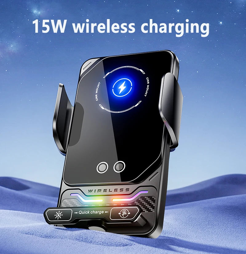 Support Téléphone BMW Série 3 E90 E92 E93 2005-2012 avec Chargeur Sans Fil Magnétique Compatible MagSafe