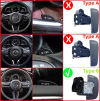 Palettes au Volant Mazda 3 CX-30 2020-2022 Aluminium Type B