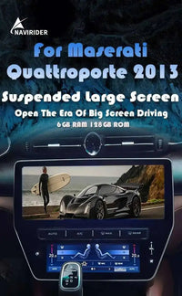 Autoradio Android 13 Maserati Quattroporte 2013-2020 Écran 12,3 Pouces CarPlay GPS 4G