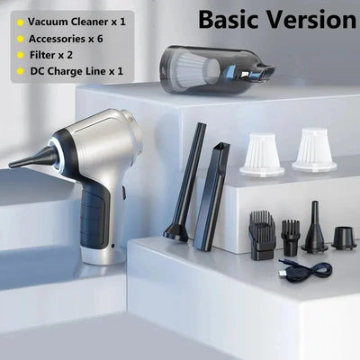 Aspirateur de Voiture Sans Fil 95000 Pa HEPA