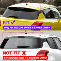 Aileron de Toit Suzuki Swift 6 Sport 2018+ Becquet Arrière de Coffre Noir Brillant ou Aspect Carbone