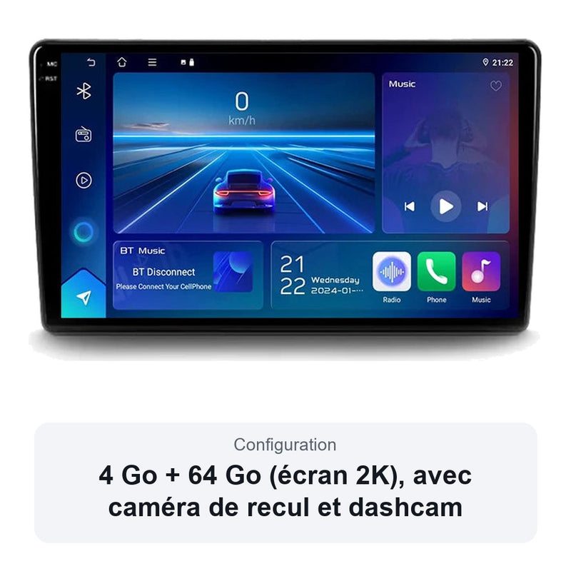 Autoradio CarPlay Citroën C4 Grand Picasso 2006-2013 Android Écran Tactile