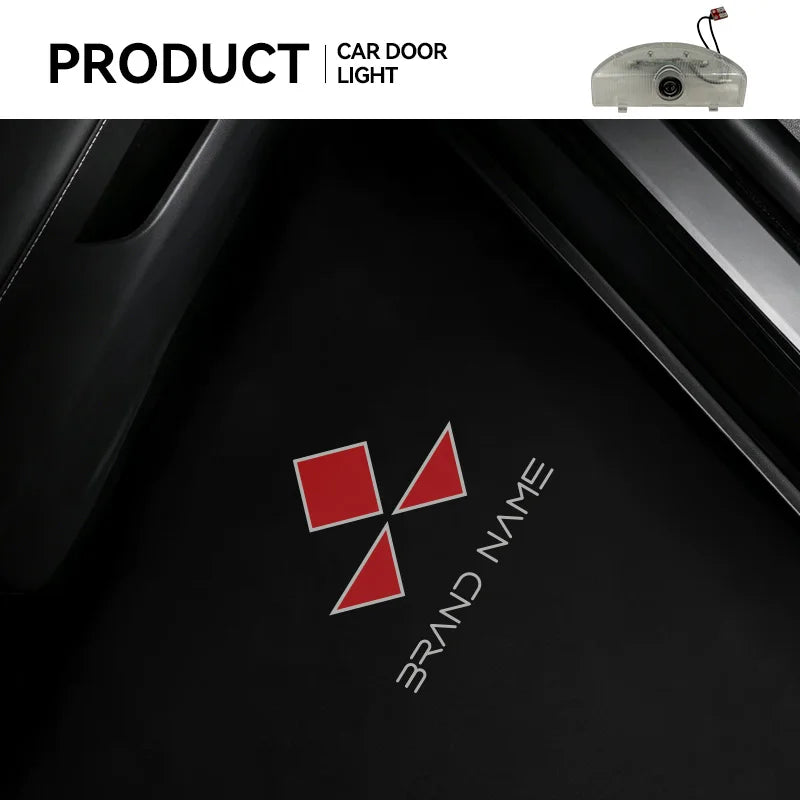Projecteur de Porte LED Mitsubishi Pajero V80 V87 V93 V97 Montero Grandis Lumière de Bienvenue 2 ou 4 Pièces