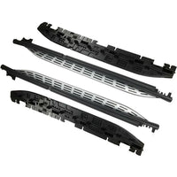 Marchepieds Fixes Mercedes GLE Coupé W167 2021-2026 Argent et Noir 2 Pièces