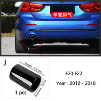 Embout d'Échappement BMW F20 F30 F32 X1 Acier Inoxydable — vue de trois quarts