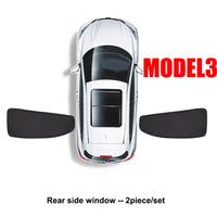 Pare-Soleil Tesla Model 3 Highland Toit Ouvrant, Pare-Brise et Vitres Latérales