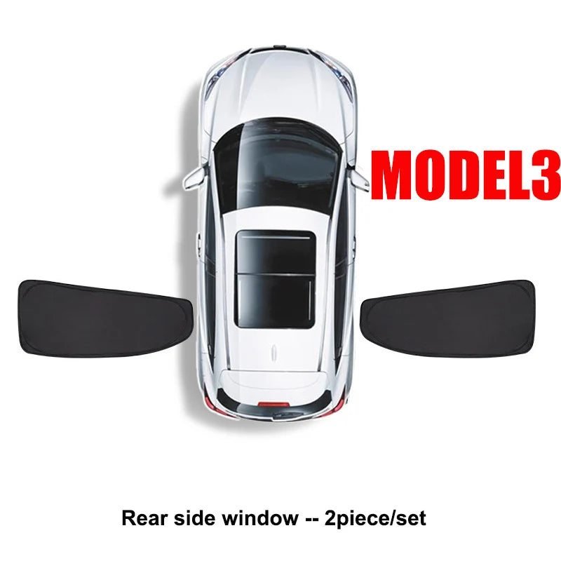 Pare-Soleil Tesla Model 3 Highland Toit Ouvrant, Pare-Brise et Vitres Latérales