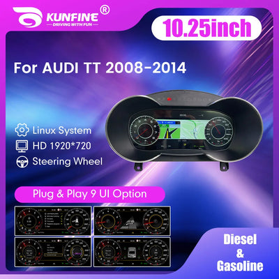 Tableau de Bord Numérique Audi TT 2008-2014