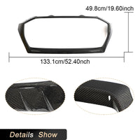 Cadre de Calandre en Carbone Audi RS Q8 RSQ8 2020-2023 Tissage Sergé 2x2 Noir Brillant