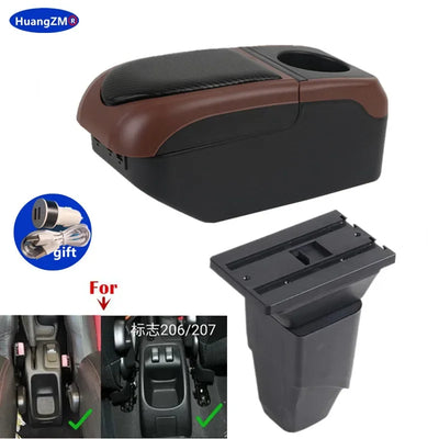 Accoudoir Central Peugeot 206 et 206 CC avec Chargeur USB