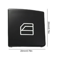 Cache-Boutons Lève-Vitre Mercedes W204 X204 W212 GLK — exemple de montage